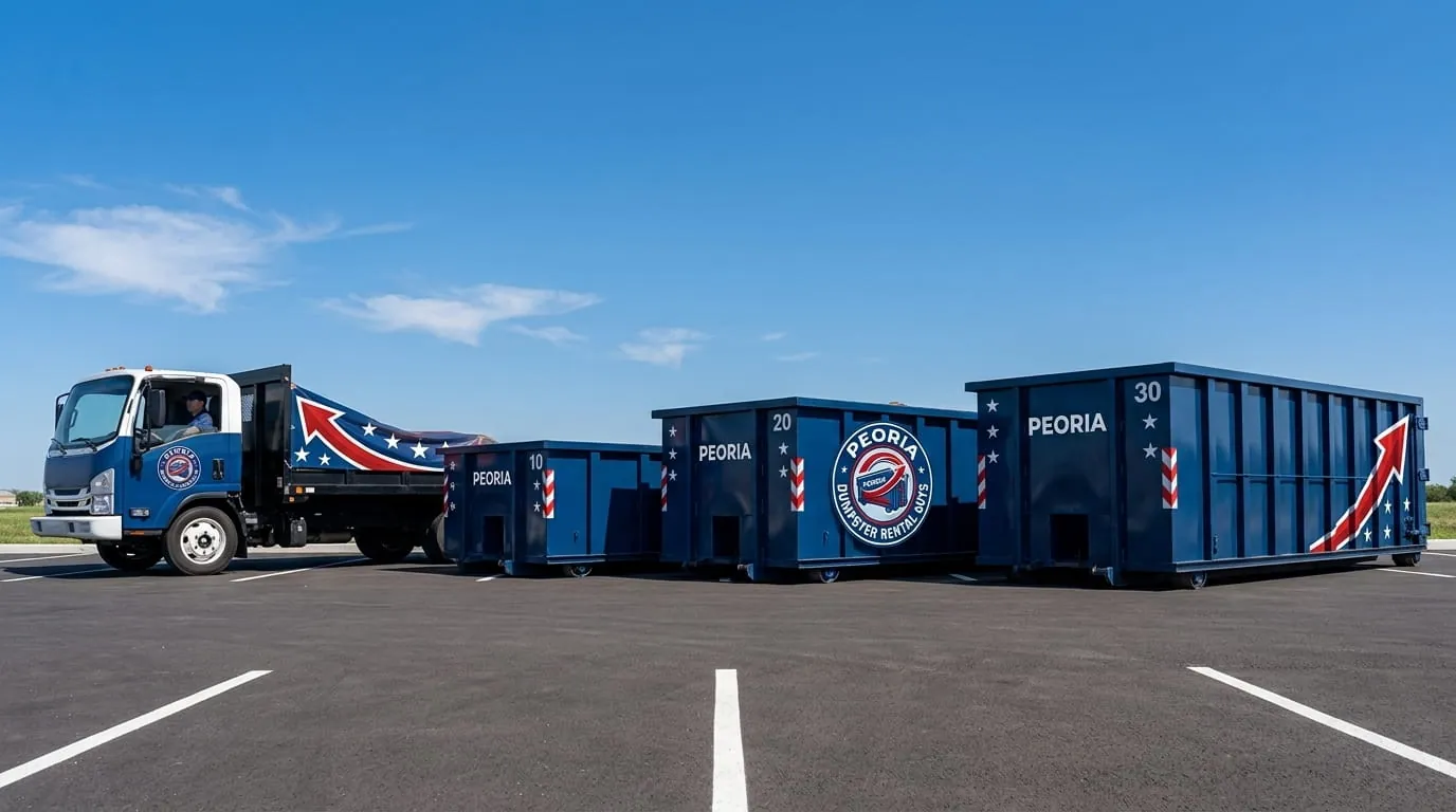Driveway Protection During a Dumpster Rental | Peoria